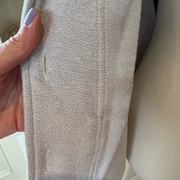 LEALLO grey sweatshirt button down jacket size large - Picture 8 of 8